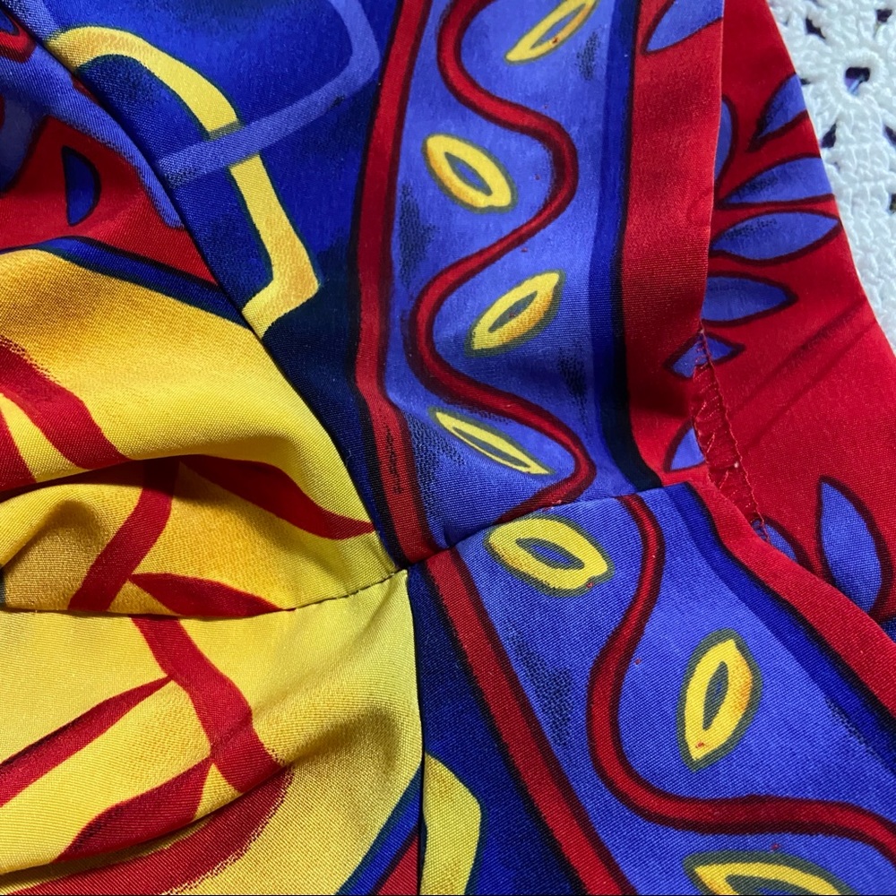 Sag Harbor Petite bright colored dress - Picture 9 of 11